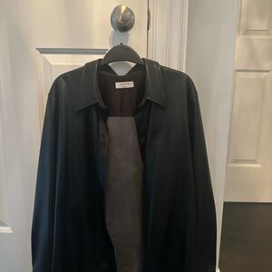 Babaton Black Lightweight Shirt Jacket